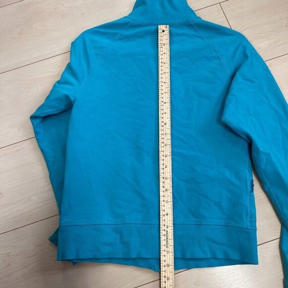 Lululemon "Vintage" Zip Up Jacket Sz 8 M Blue - Picture 11 of 12